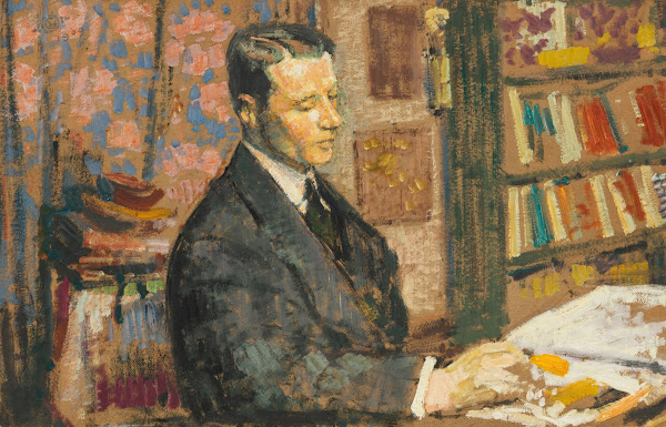 Homme lisant 1909