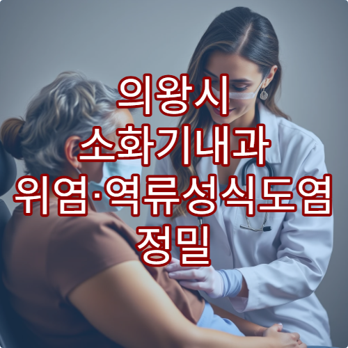 의왕시 소화기내과 위염·역류성식도염 정밀 검사 및 단계별 치료 병원