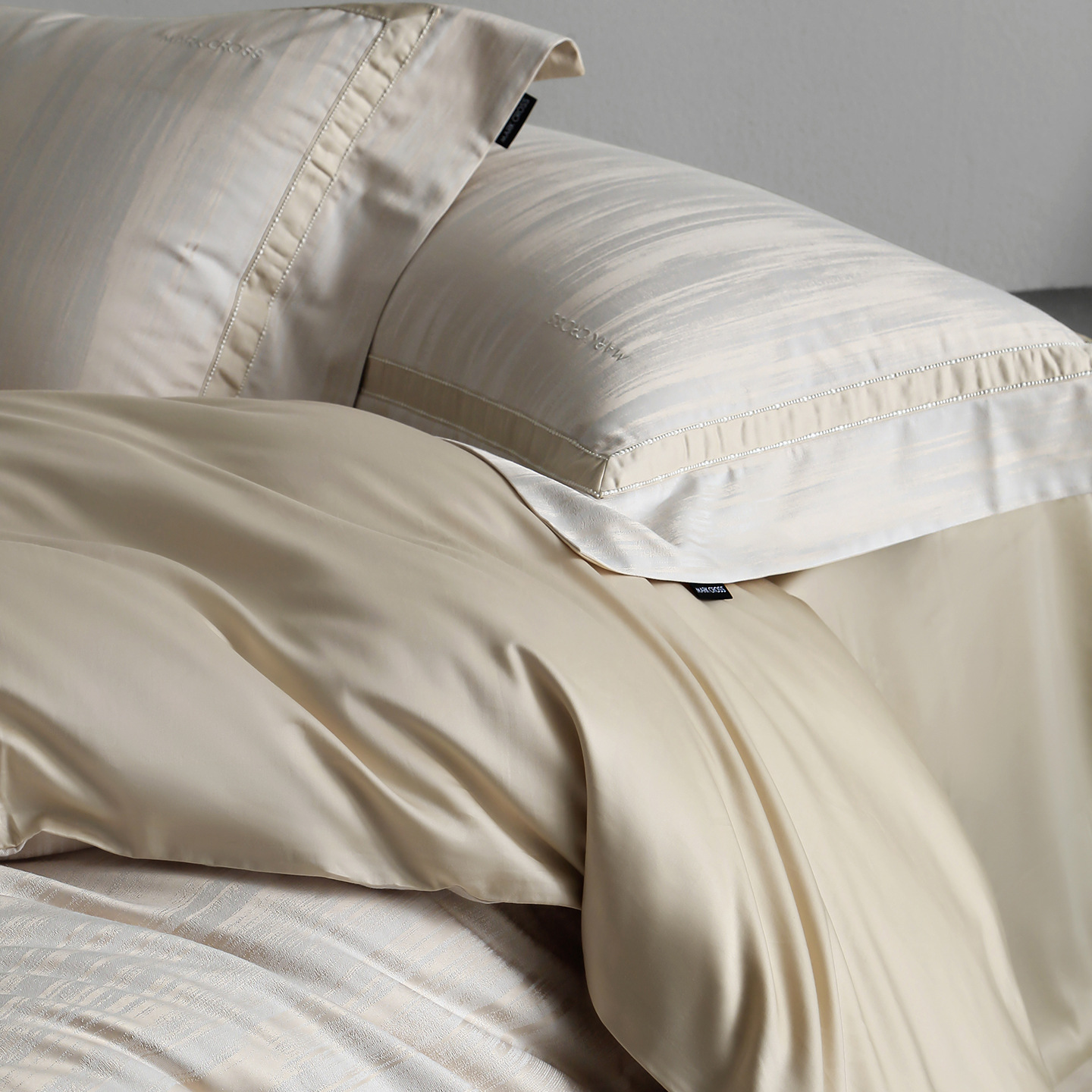 Bedding set, long-staple cotton, jacquard relief, 4-piece