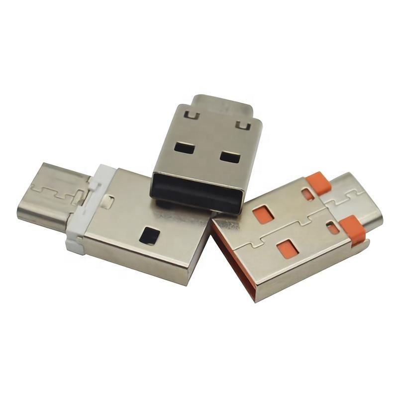 USB 2.0 Type a Male Plug to Type C Female Socket Adapter