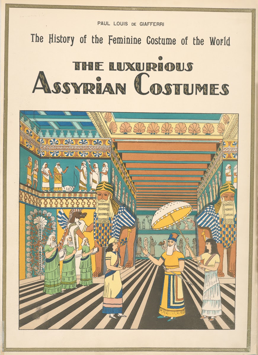 The luxurious Assyrian costumes 1926 1927