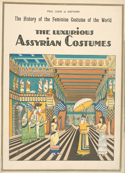 The luxurious Assyrian costumes 1926 1927