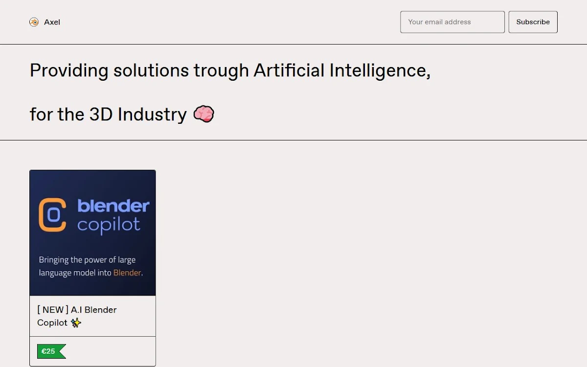 Captura de Blender Copilot Exclusive GPT Tool - AI