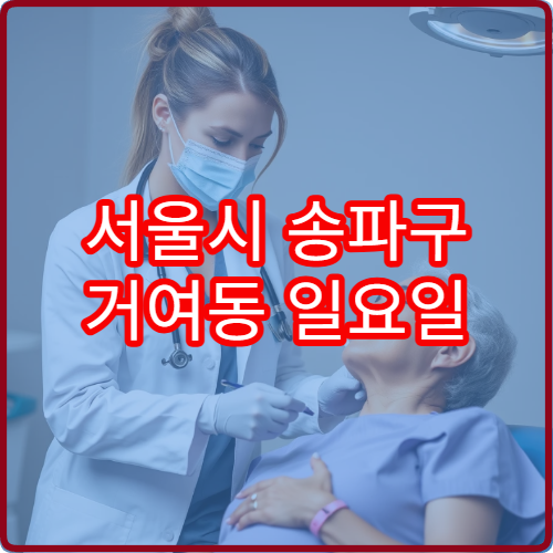 서울시 송파구 거여동 일요일 소아과 진료 병원 주말 운영