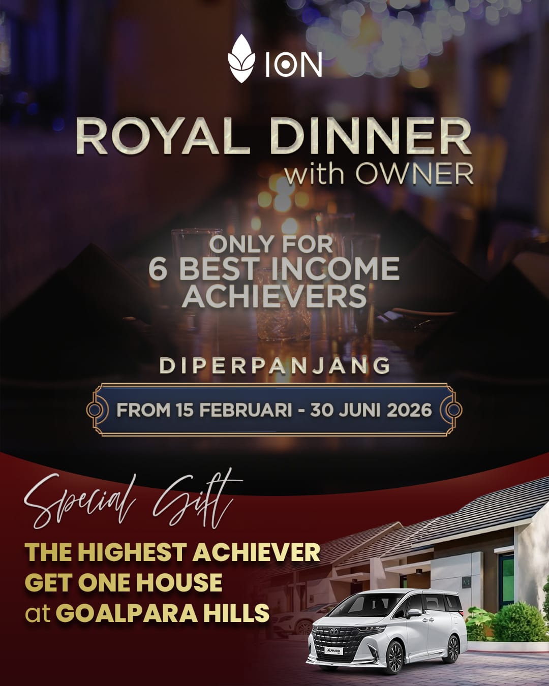 ROYAL DINNER WITH OWNER ION