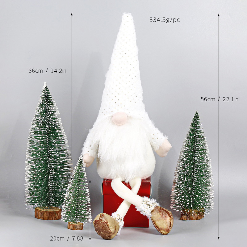 Christmas elf figure, decorative fabric doll