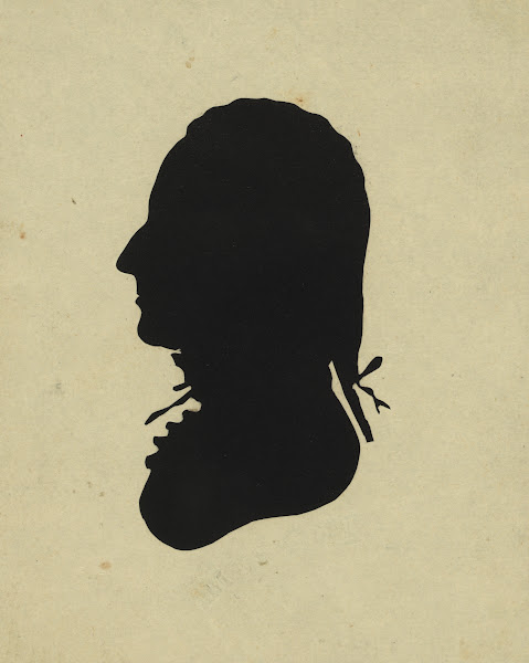 Silhouette of man facing left no 7 1761 1827