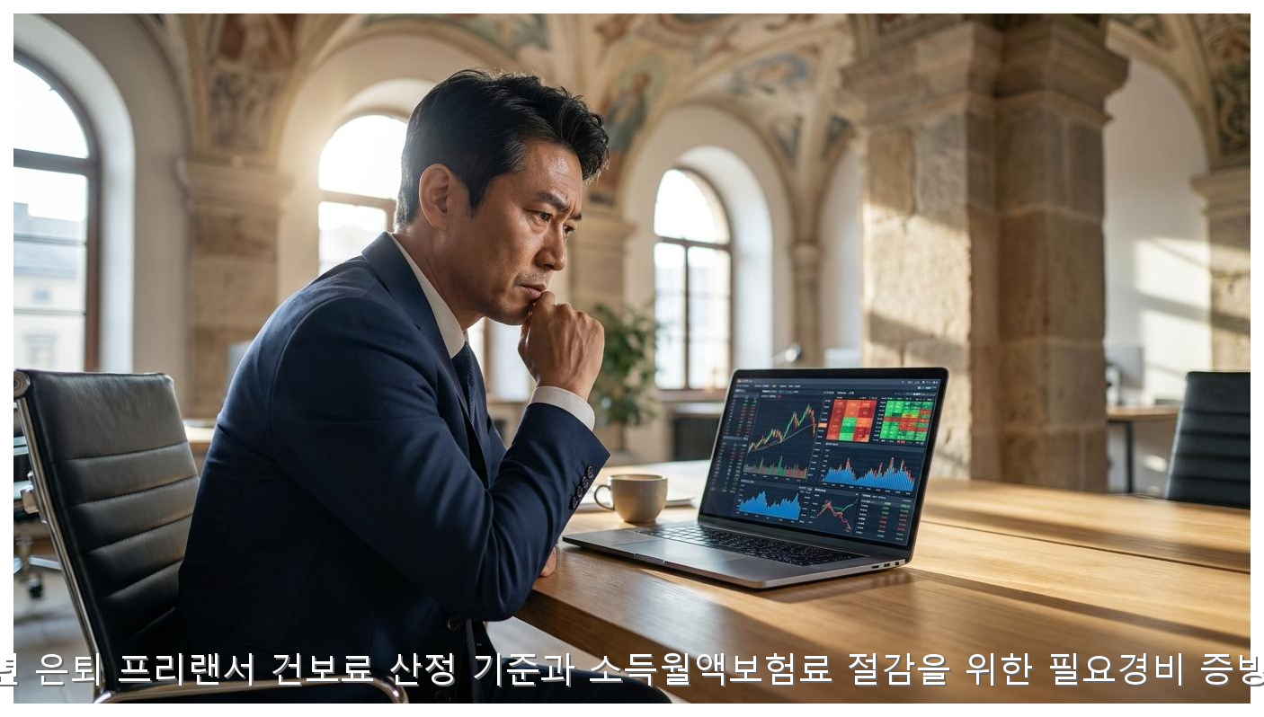 2026년 은퇴 프리랜서 건보료 절약 전략 핵심 안내 및 분석 인포그래픽 (2)