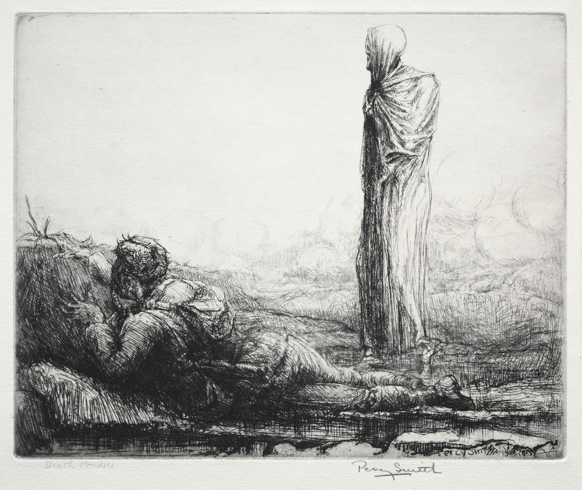Dance of Death Death Ponders 1919