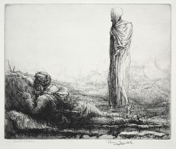 Dance of Death Death Ponders 1919