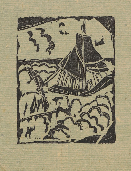 Żaglowiec na morzu 1914