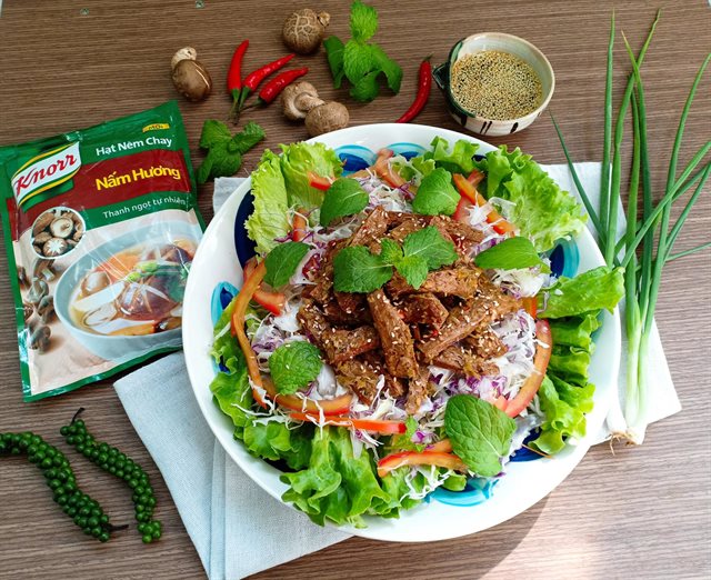Salad Thịt Bò Xào Chay