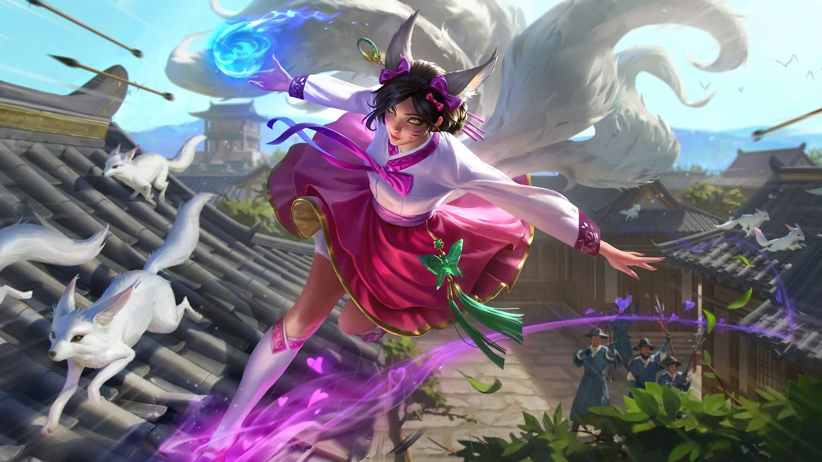 Ahri (League Of Legends), Video Games, Gzg, 4K, Riot Games 8K Desktop Wallpaper Background (7680x4320) Free Download