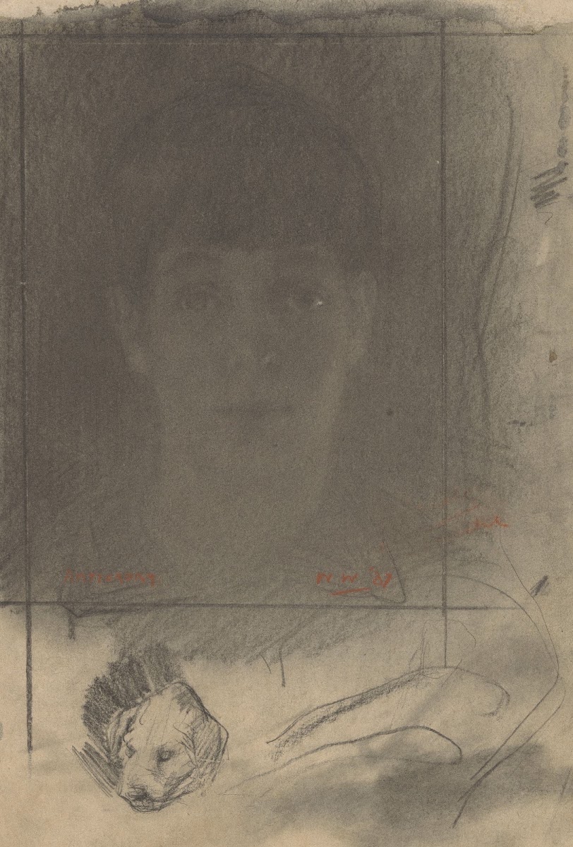 Portret en face 1887