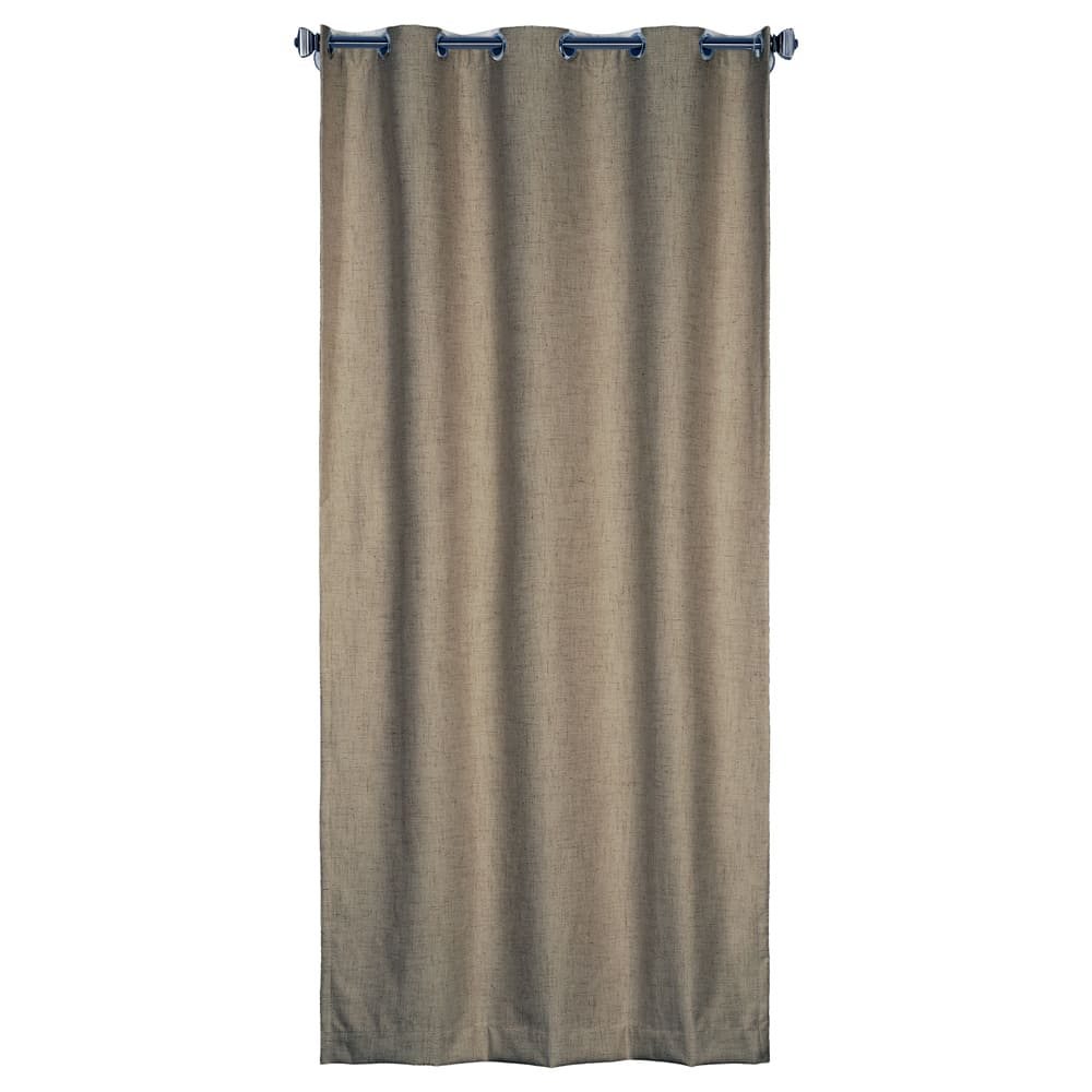 Cortina blackout de poliéster CasaMia™ Toscana, 135 x 241 cm color café