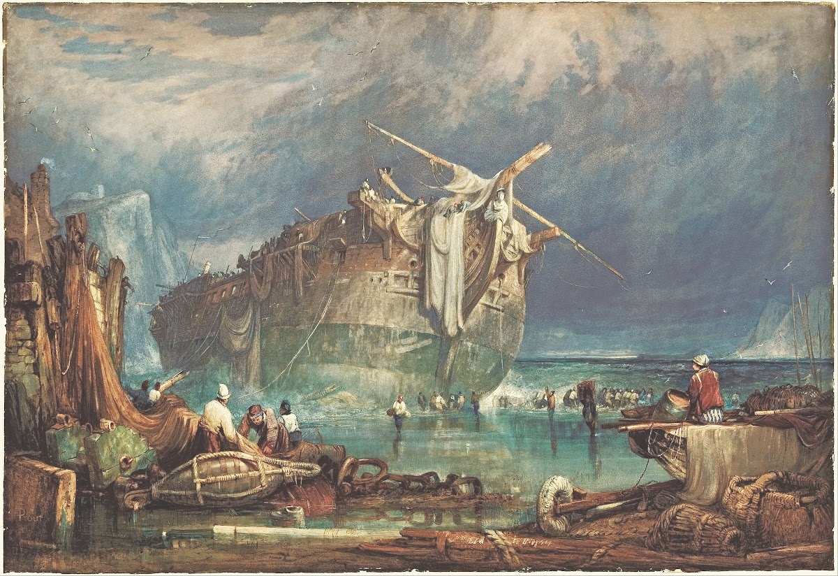 Salving from the wreck 1848