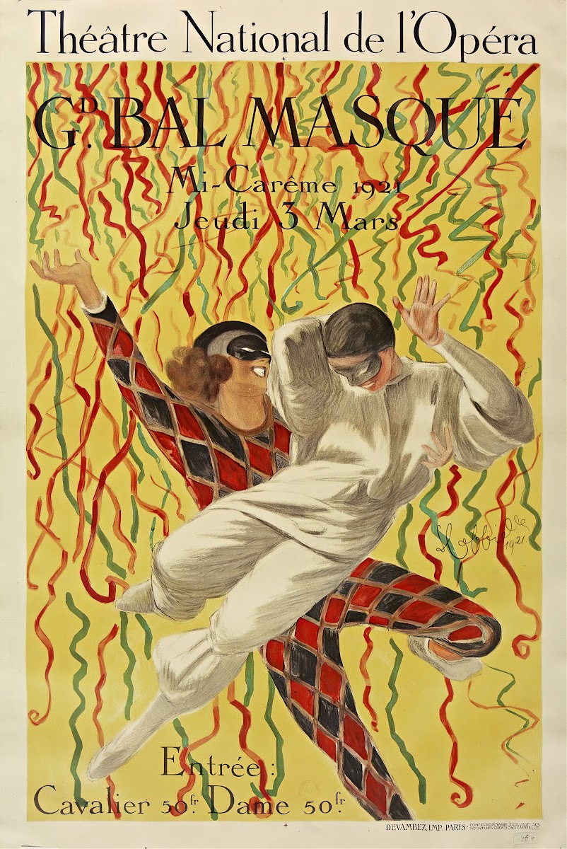 Théâtre National De Lopéra Grand Bal De La Mi Carême 1921
