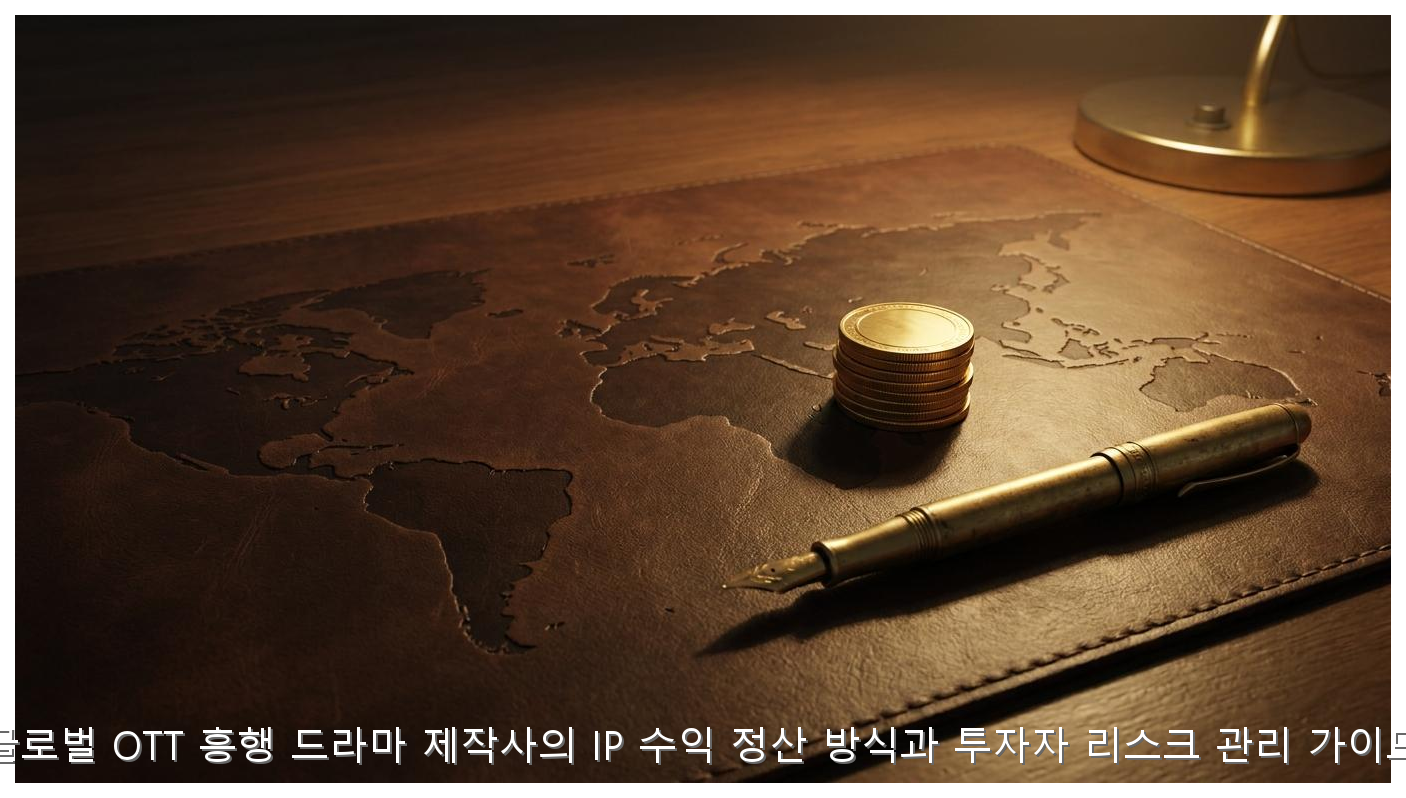 글로벌 OTT 흥행 드라마 제작사의 IP 수익 정산 방식과 투자자 리스크 관리 가이드 핵심 안내 및 분석 인포그래픽 (6)