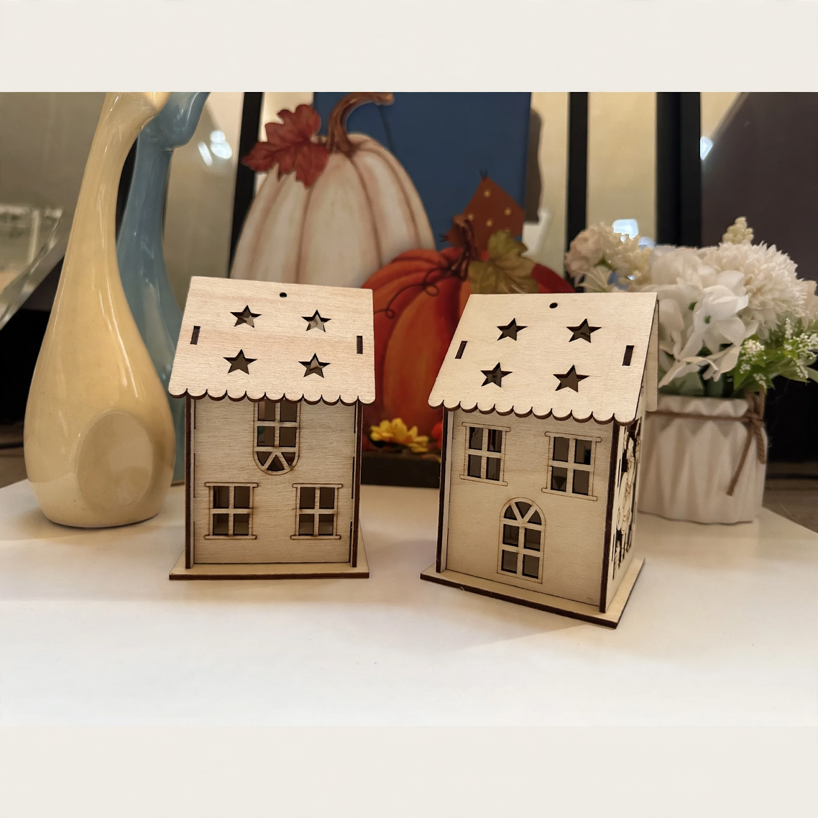 3D wooden Christmas house to assemble