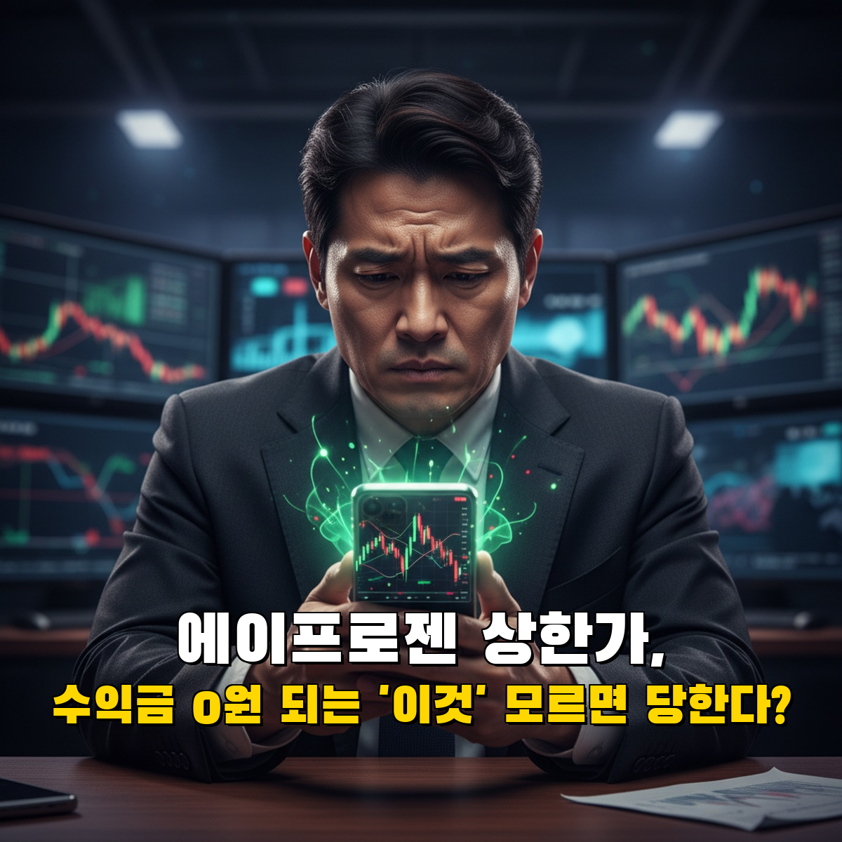 에이프로젠 30% 급등에 속아 5,200원 고점 매수했다가 계좌 녹아내린 내 실제 실수담