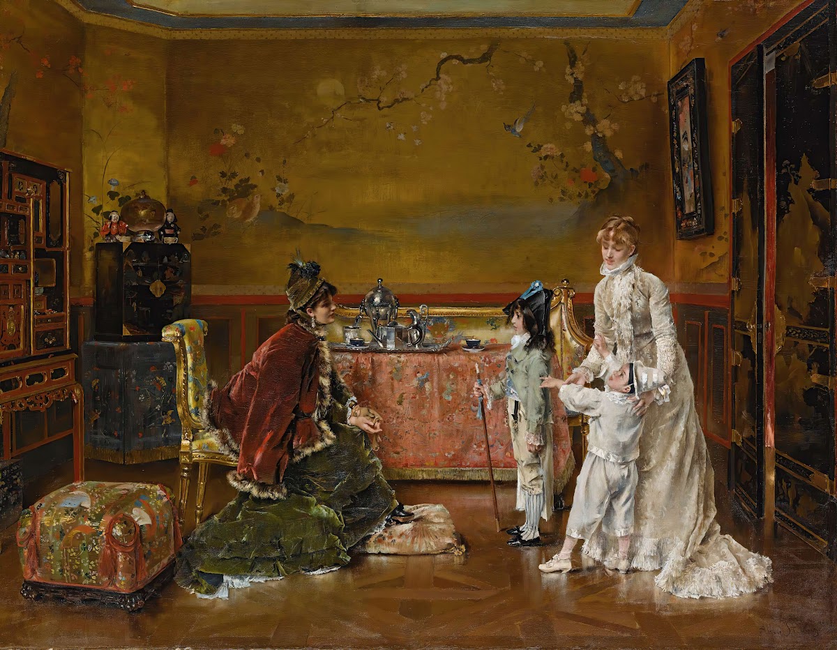 Ready for the fancy dress ball 1879