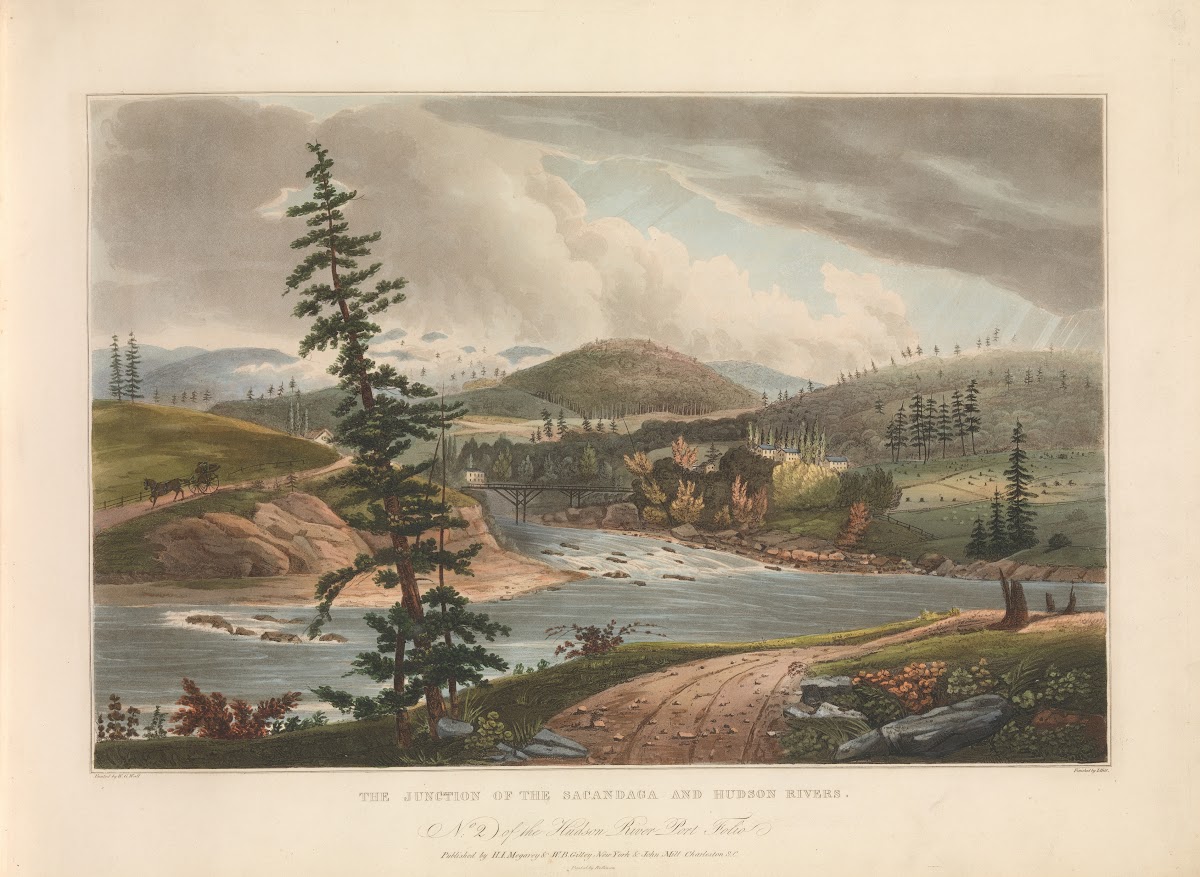 Junction of the Sacandaga and Hudson Rivers 18211822