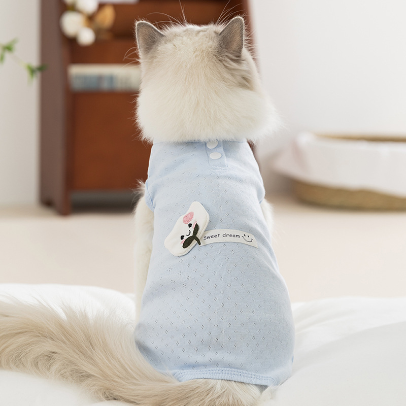 Cotton protective vest for cats and dogs