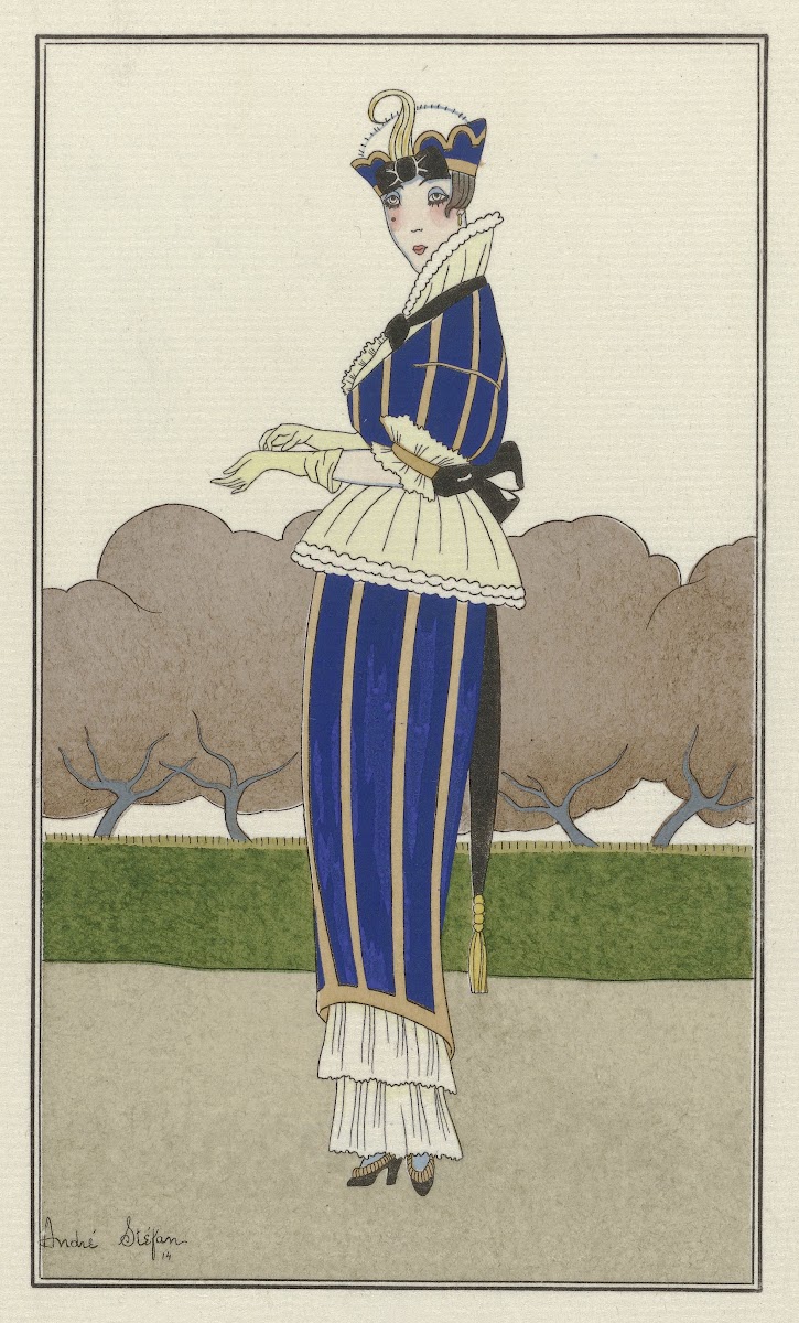 Robe de satin 1914