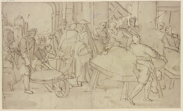 Market scene