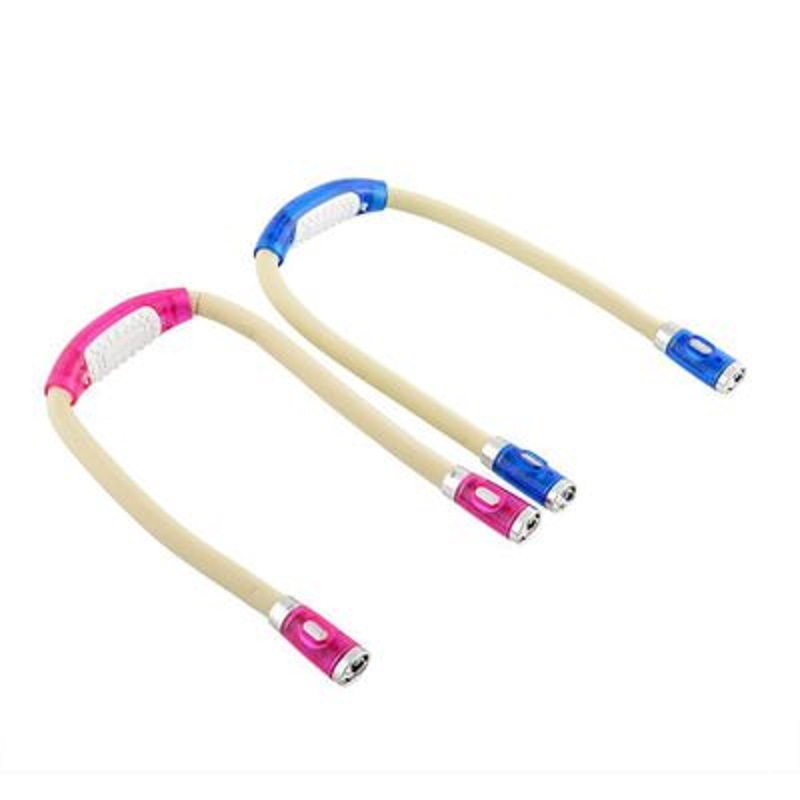 Portable LED neck light with flexible arm