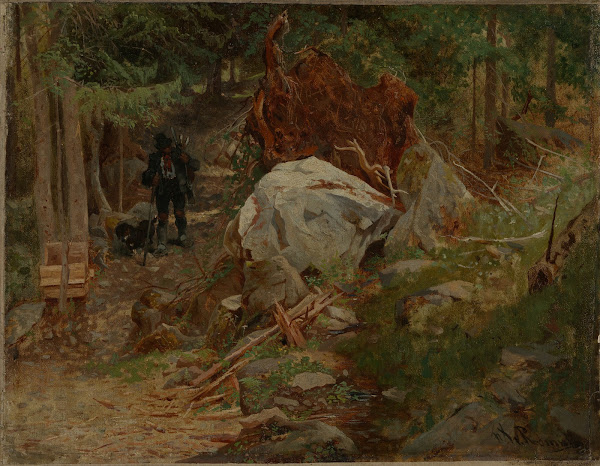 Im Wald bei Taufers im Pustertal