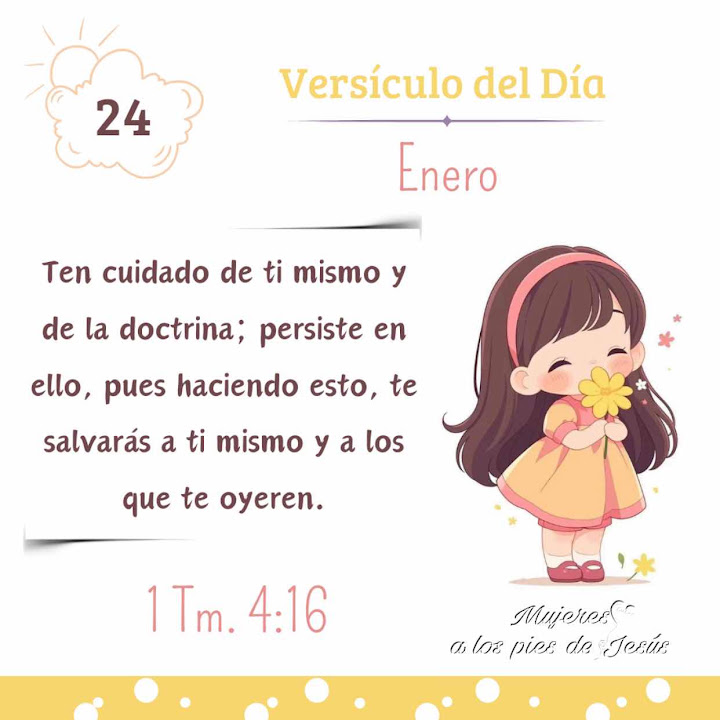Enero 24 ~ 1 Timoteo 4:16