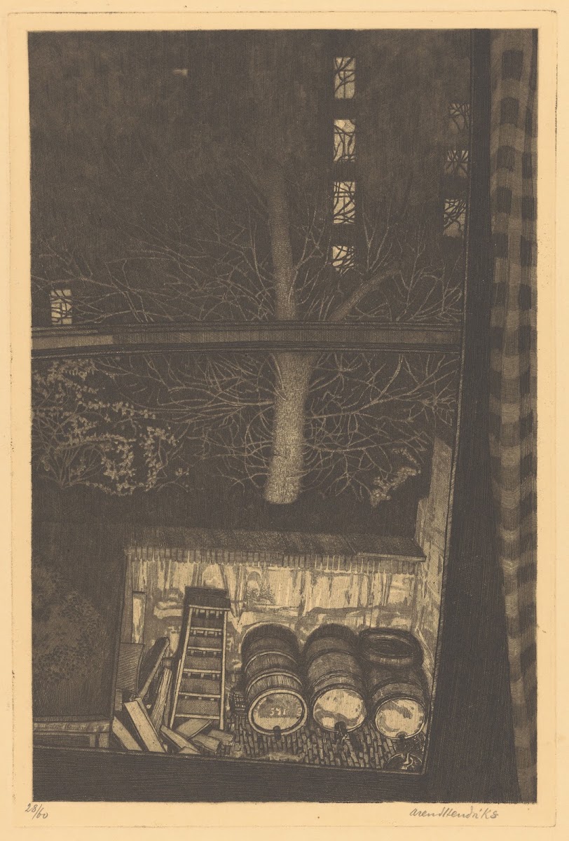Achtertuin bij nacht 1911   1931