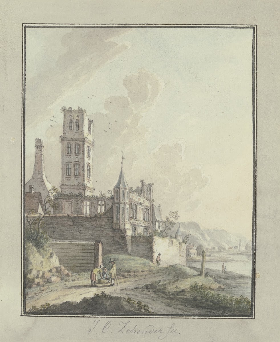 Castle ruins by the water