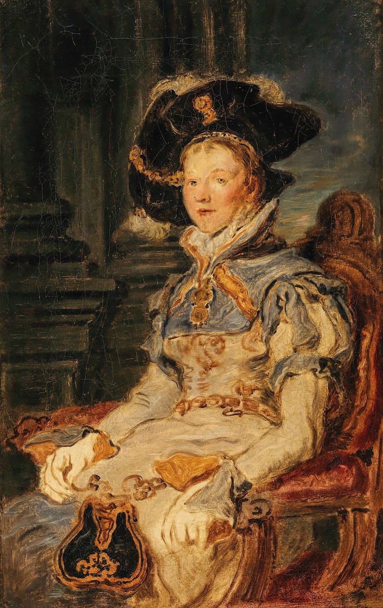 Sketch for a Portrait of a Woman in Renaissance Costume