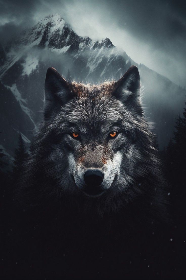 Wolf Face Picture