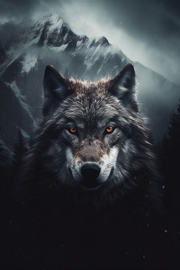 Wolf Face Picture