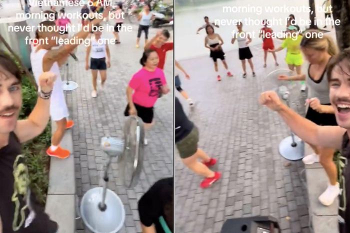 Du khách Hà Lan 'quẩy' aerobic với các bà, các mẹ khiến dân mạng cười bò - Báo VTC News