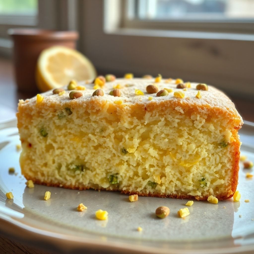 Light Lemon Pistachio Ricotta Cake Recipe: Easy, Moist & Family-Friendly finished