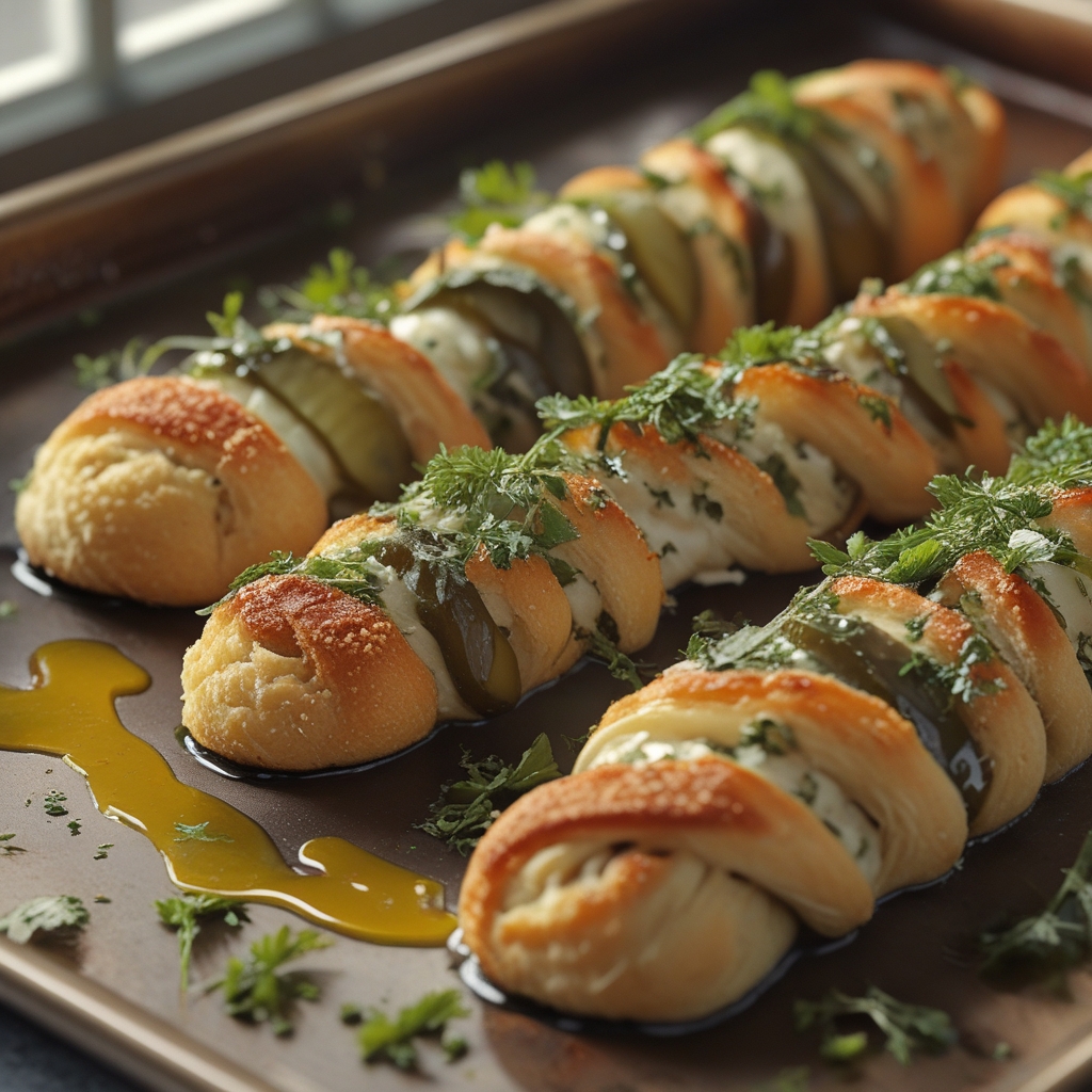 Dill Pickle Bread Twists: Easy Homemade Snack with Tangy Flavor finished