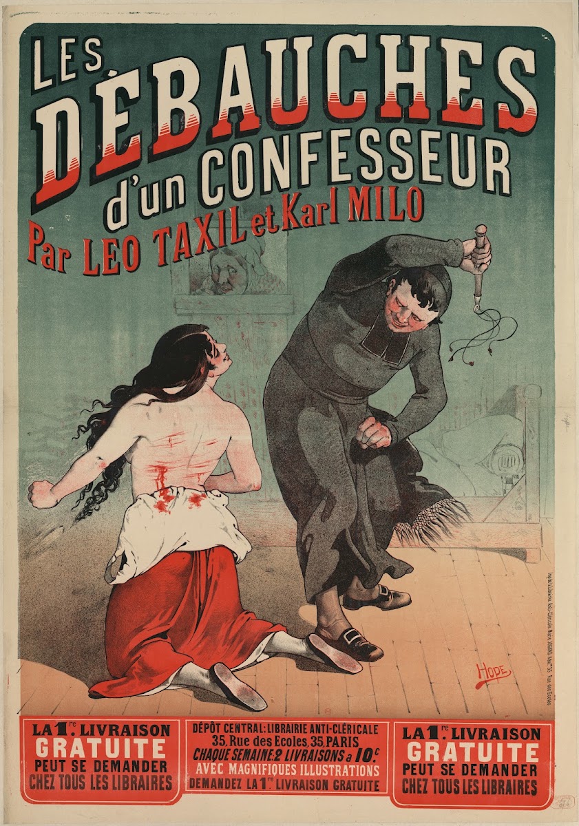 Les Débauches dun confesseur par Léo Taxil et Karl Milo 1884