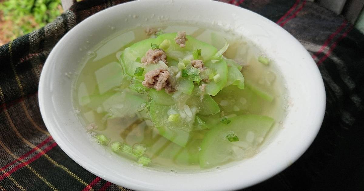 Canh bầu nấu tôm
