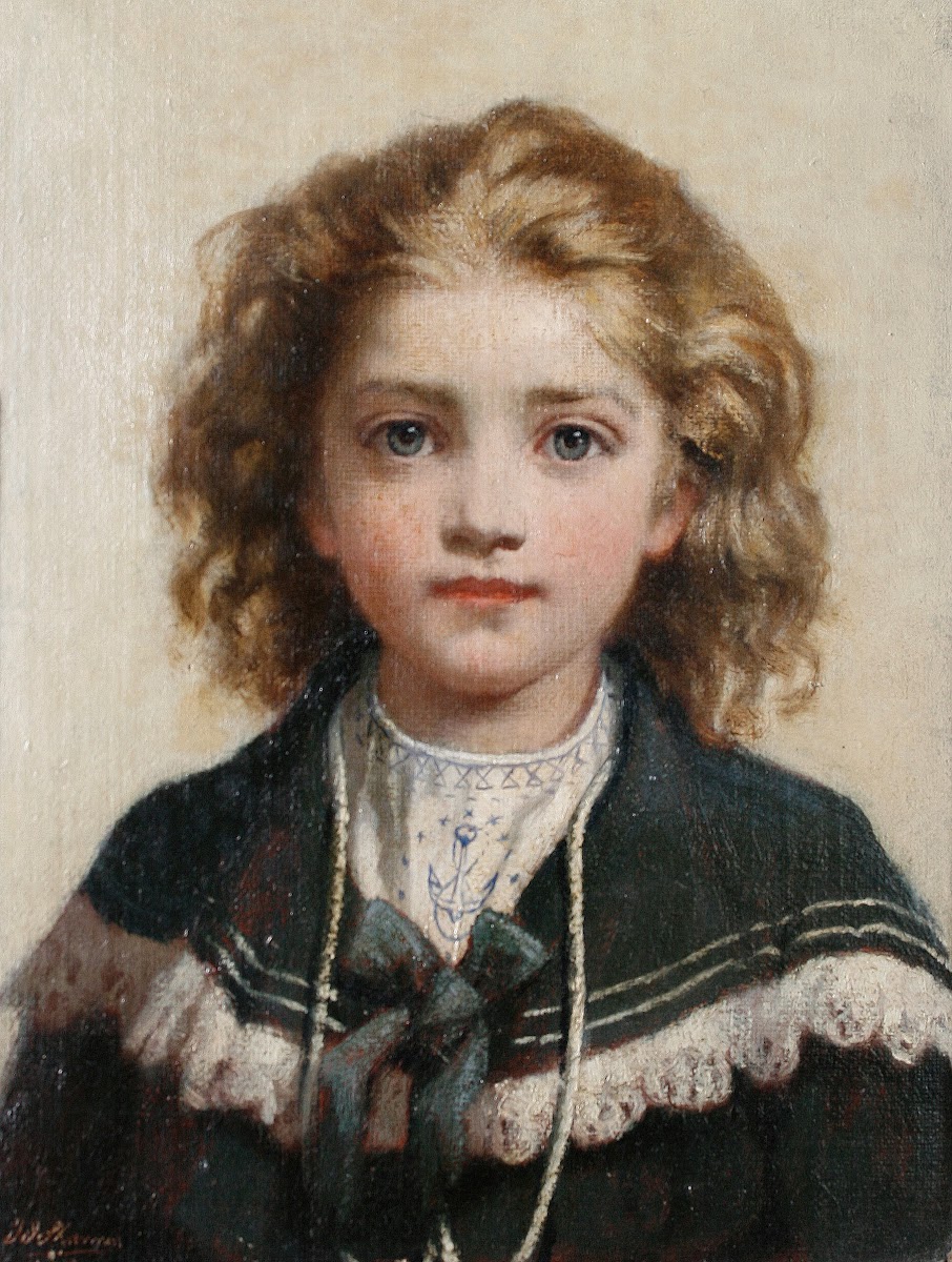 Portrait of a young boy in a sailor suit 1883