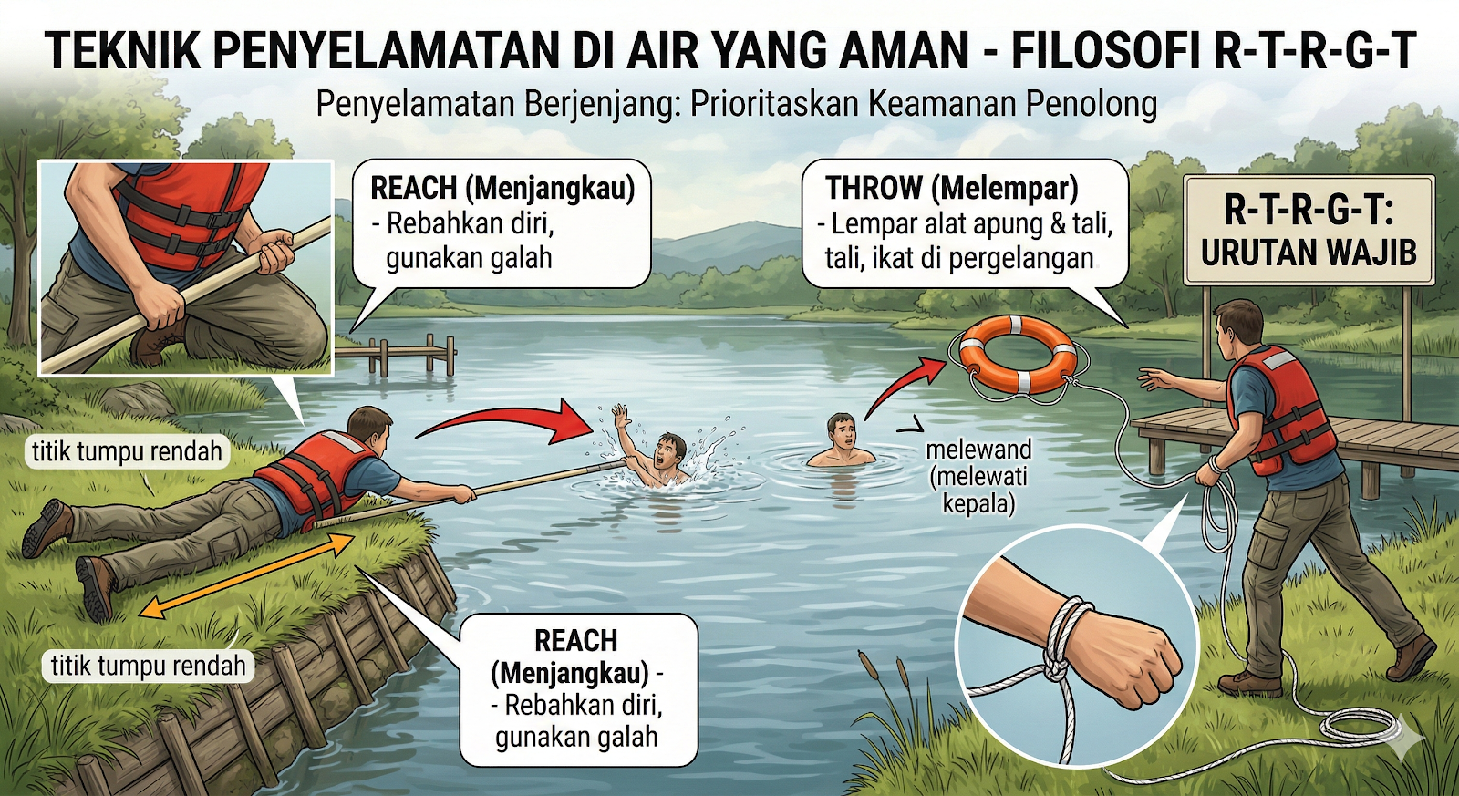 Teknik Reach & Throw