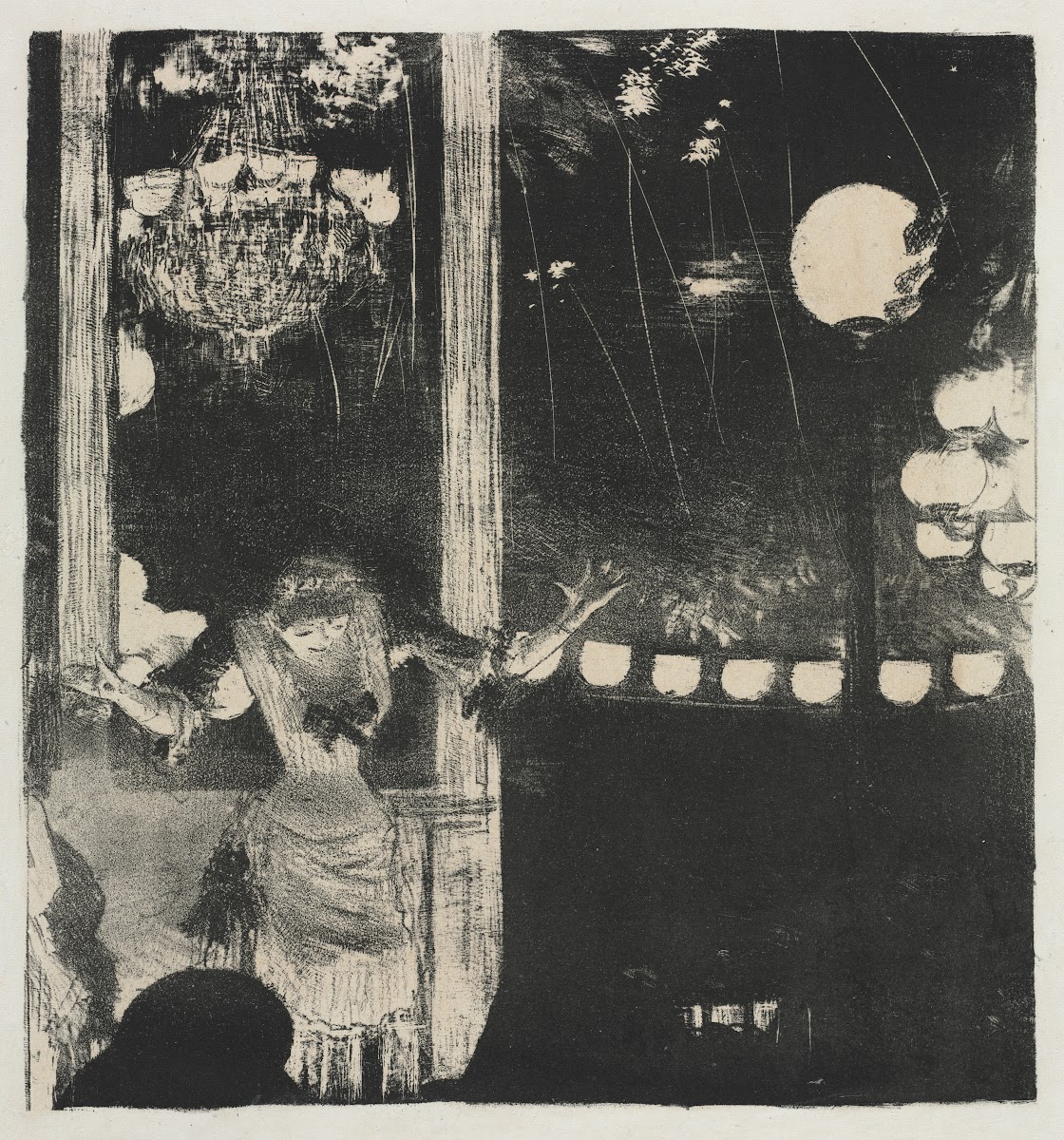Mlle Bécat at the Café des Ambassadeurs 187778