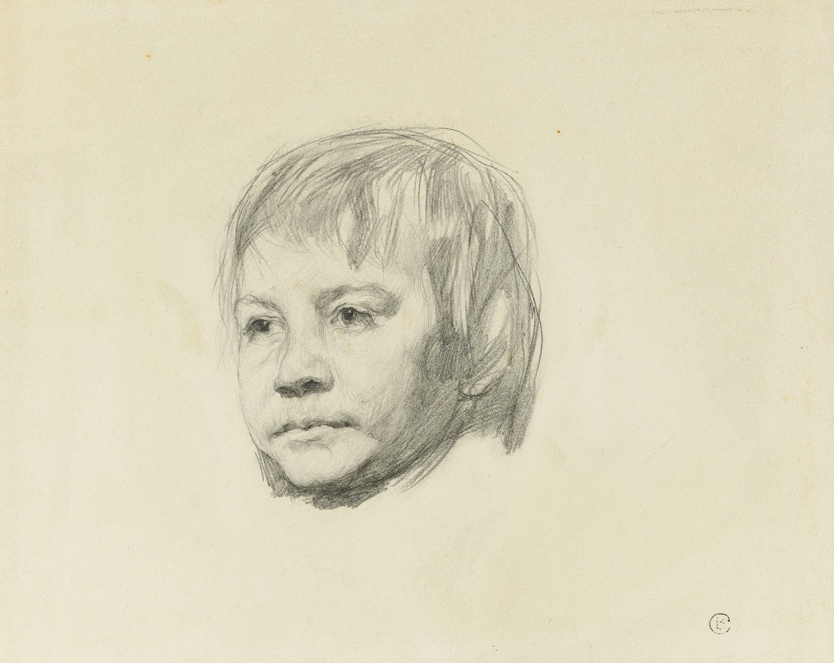 Head of a young boy