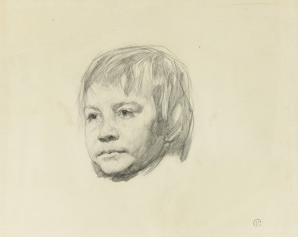 Head of a young boy