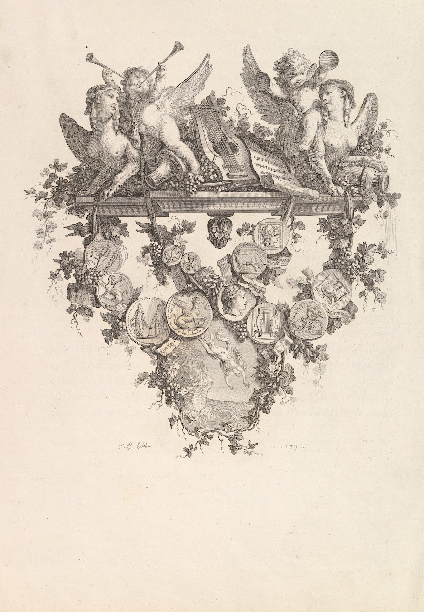Vignette with Sphinxes and Putti 1779