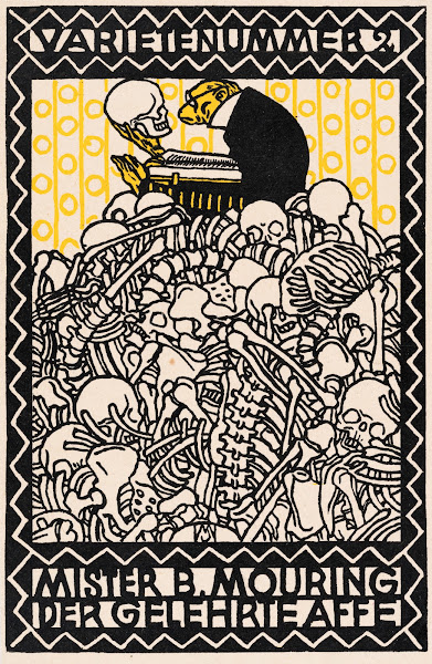 Nr 96 Varieténummer 2 Mr B Mouring der gelehrte Affe 1907