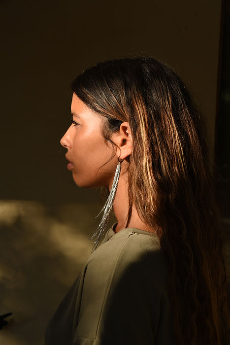 Серьги Водопад L